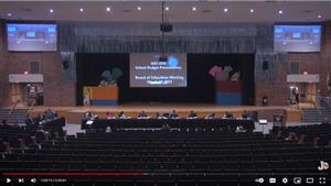 screenshot of BOE Meeting